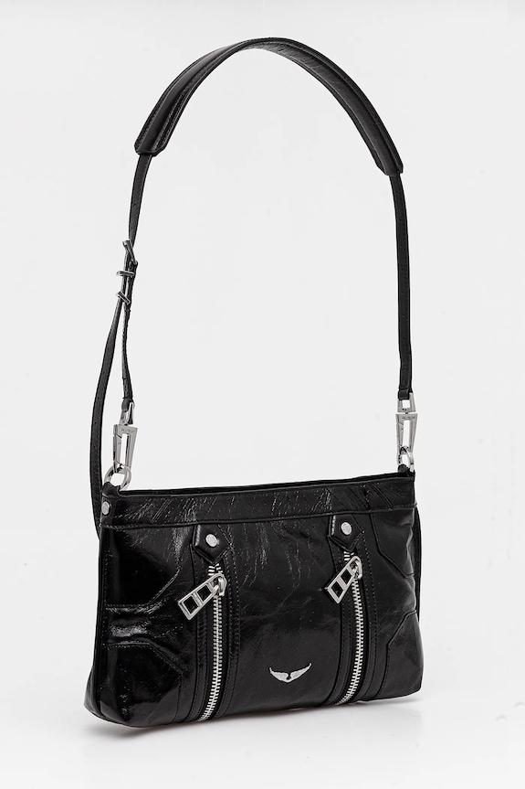 Kabelka ZADIG&VOLTAIRE SUNNY MOODY VINTAGE PATENT LWBA03891.1 čierna AA00