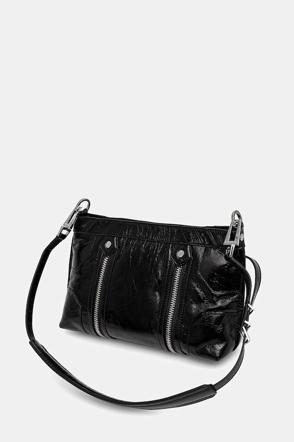 Doplnky Kabelka ZADIG&VOLTAIRE SUNNY MOODY VINTAGE PATENT LWBA03891.1 čierna