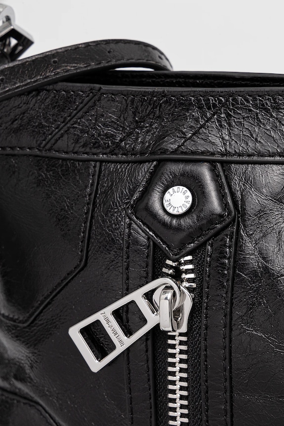 Kabelka ZADIG&VOLTAIRE SUNNY MOODY VINTAGE PATENT čierna LWBA03891.1