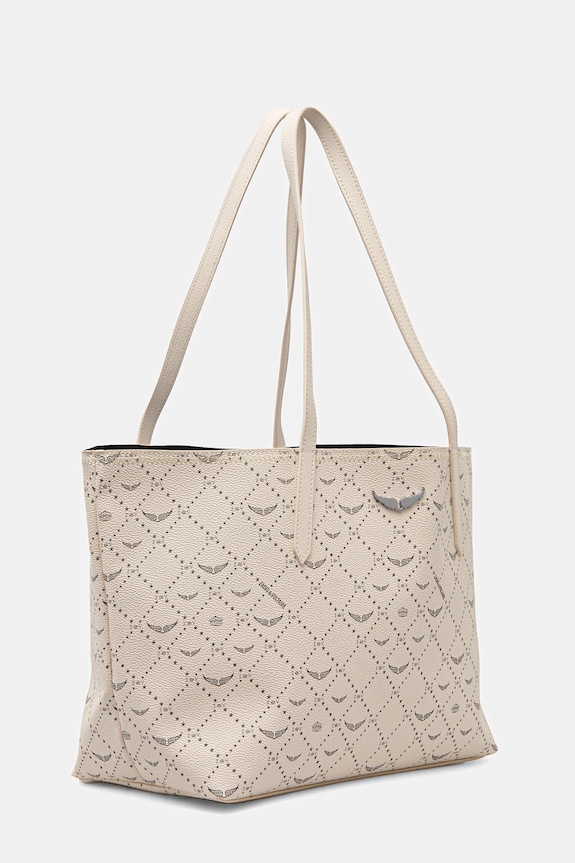 ZADIG&VOLTAIRE geantă Z SHOPPER MONOGRAM LWBA03896.100 bej AA00