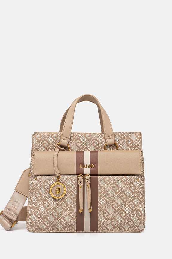 Liu Jo torebka nie mieści A4 beżowy AXX032.E0538