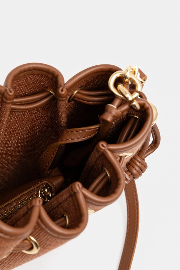 Themoire borsetta TMSR25DFP89 marrone