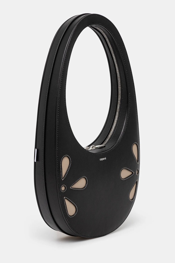 Coperni torebka skórzana Petal Swipe COPBA01PF6031 czarny SS25