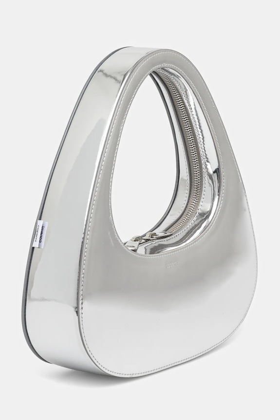 Coperni torebka Mirrored Baguette Swipe COPBA04F6005 srebrny SS25