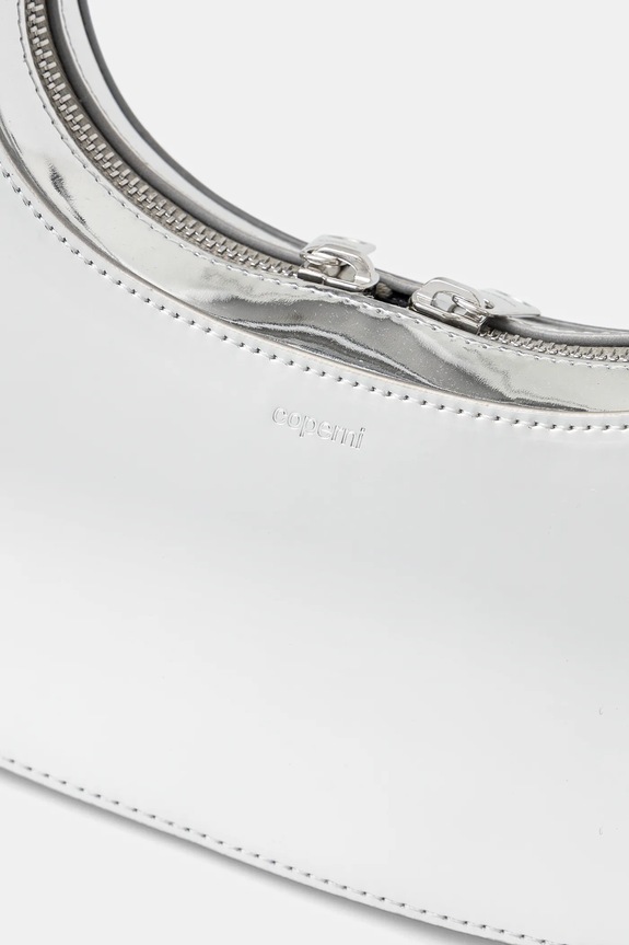 Coperni torebka Mirrored Baguette Swipe srebrny COPBA04F6005