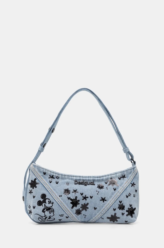 Desigual farmer táska MICKEY SPLE textil kék 25SAXD16