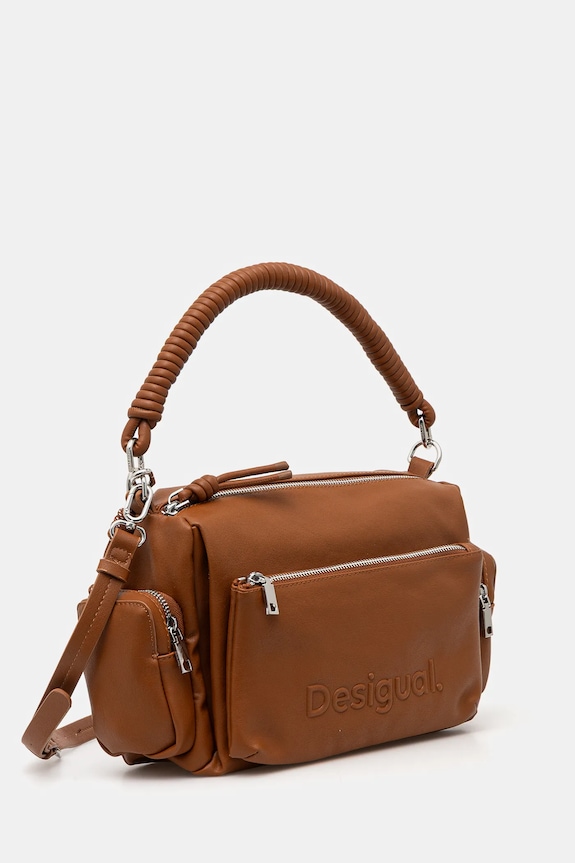 Τσάντα Desigual HALF HABANA CAMEL 25SAXPAJ καφέ SS25