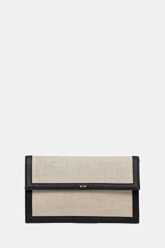 BOSS lapos táska textil bézs 50542077