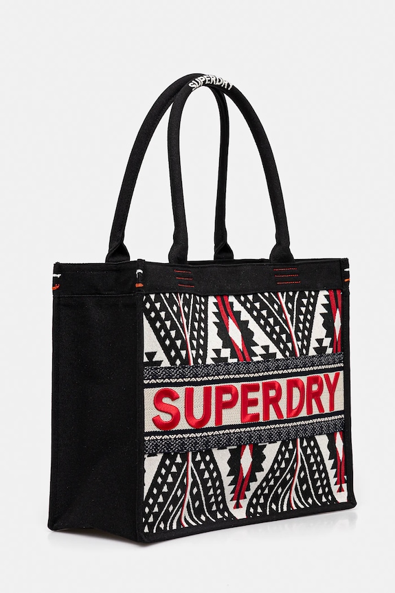 Superdry geantă W9110411A.61A negru SS25
