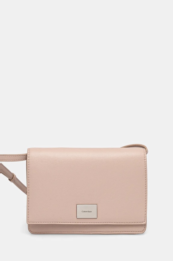 Kabelka Calvin Klein hladký oranžová K60K612967