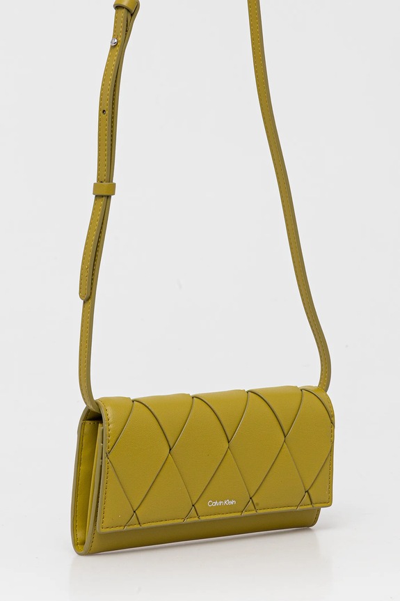 Listová kabelka Calvin Klein K60K612970 zelená SS25