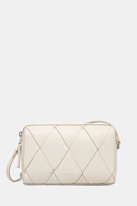 Calvin Klein torebka nie mieści A4 beżowy K60K613002