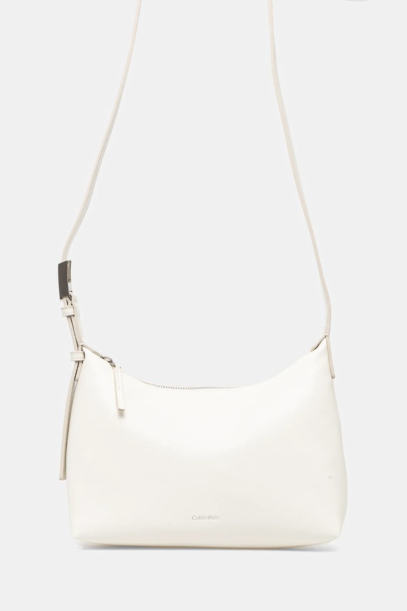 Kabelka Calvin Klein jednofarebný béžová K60K613028