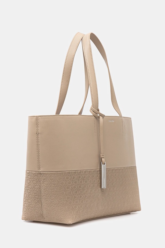 Calvin Klein torebka K60K613166 beżowy SS25