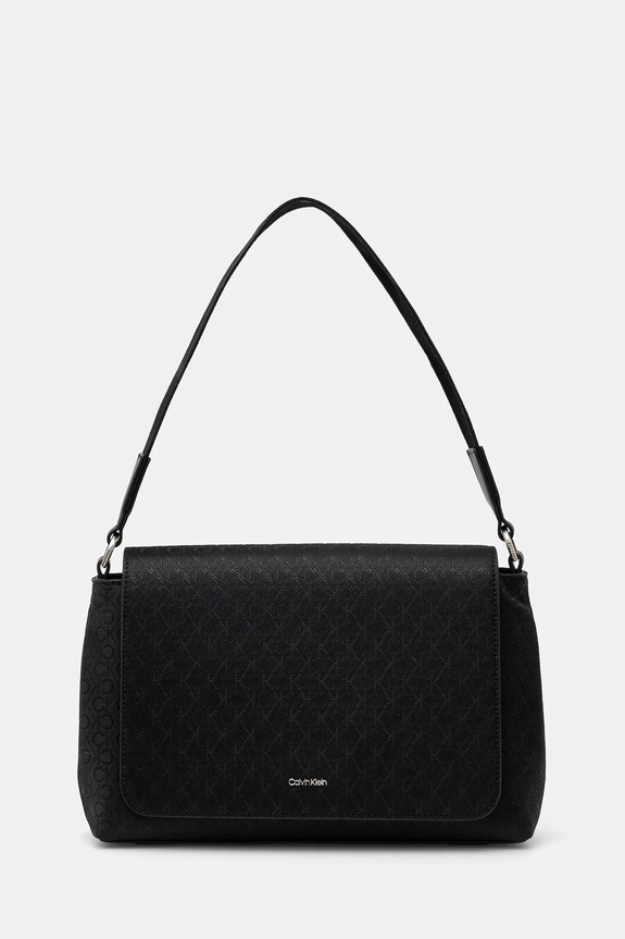 Calvin Klein torebka nie mieści A4 czarny K60K613181