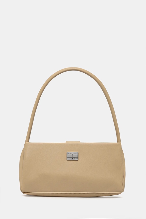 Torba Tommy Jeans bez uzorka zelena AW0AW17295