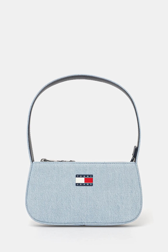 Tommy Jeans geantă uni albastru AW0AW17363