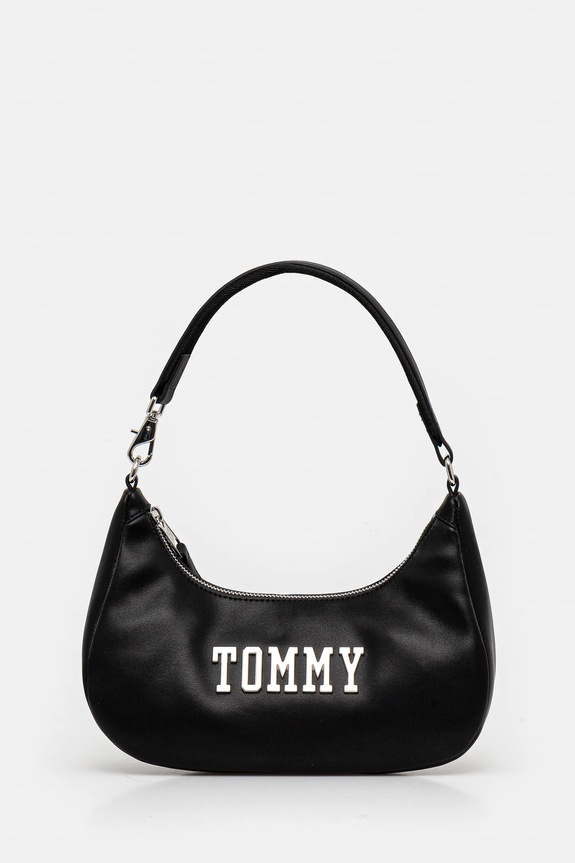 Torba Tommy Jeans bez uzorka crna AW0AW17364
