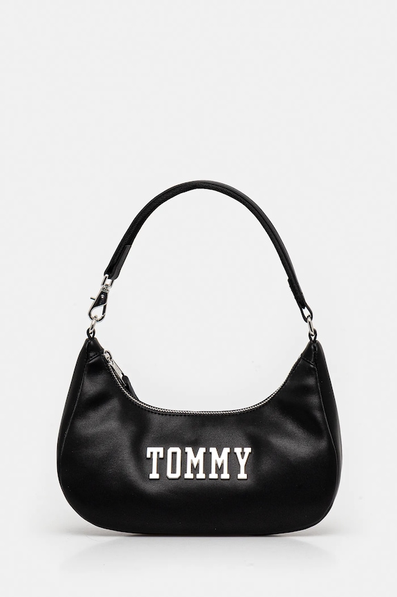 Torba Tommy Jeans bez uzorka crna AW0AW17364