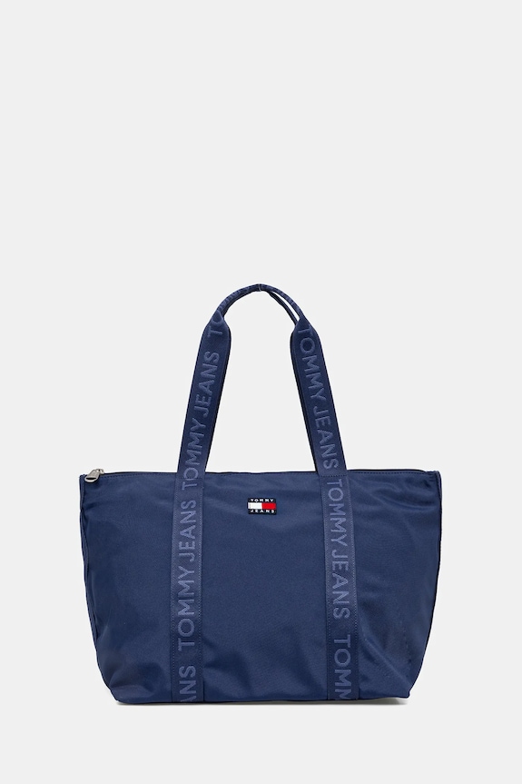 Tommy Jeans geantă uni albastru AW0AW17389