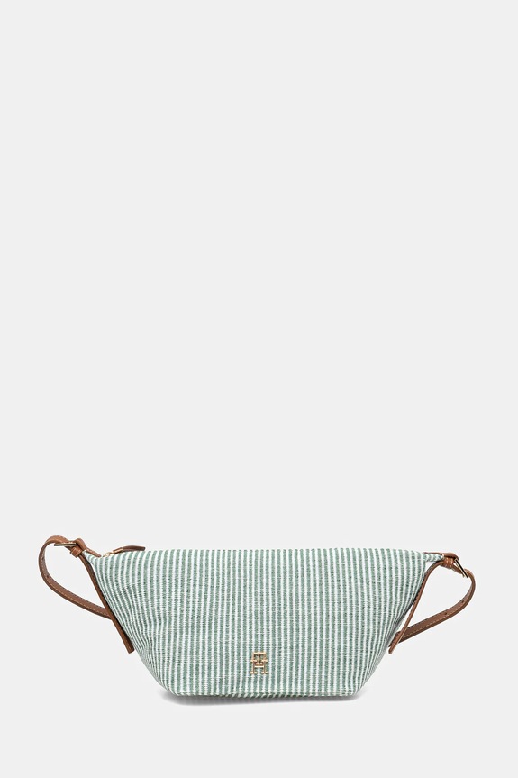 Kabelka Tommy Hilfiger vzorovaný zelená AW0AW17177
