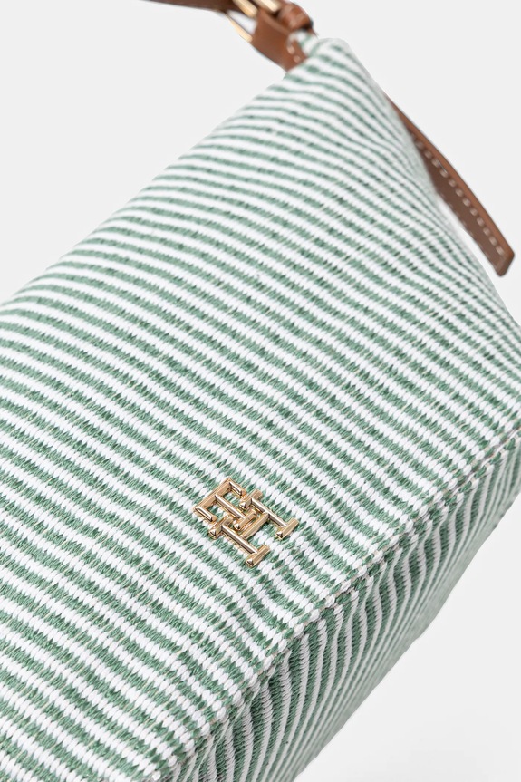 Kabelka Tommy Hilfiger zelená AW0AW17177