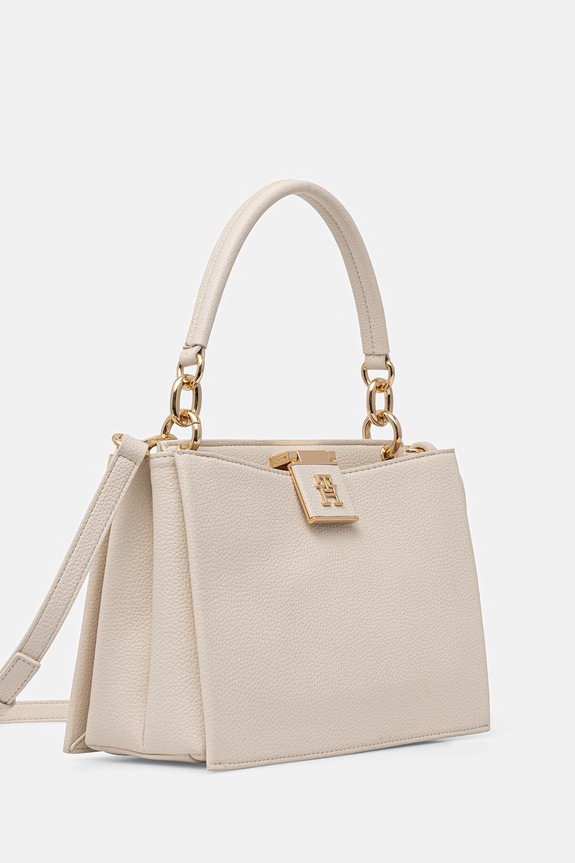 Tommy Hilfiger Keresztpántos táska női műbőr AW0AW17191 bézs SS26