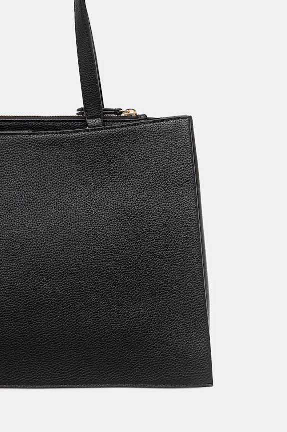 Doplnky Tommy Hilfiger crossbody kabelka dámska z imitácie kože AW0AW17191 čierna