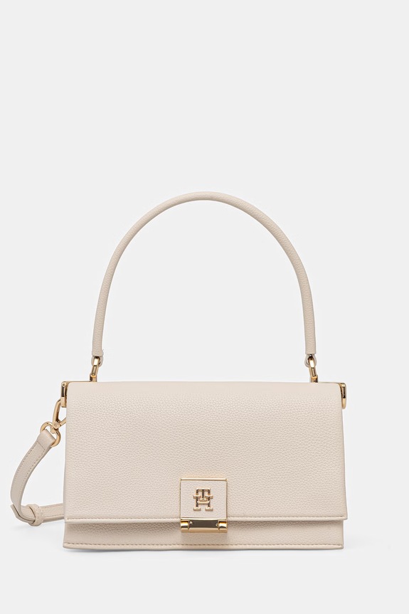 Tommy Hilfiger keresztpántos táska női műbőr bézs AW0AW17216