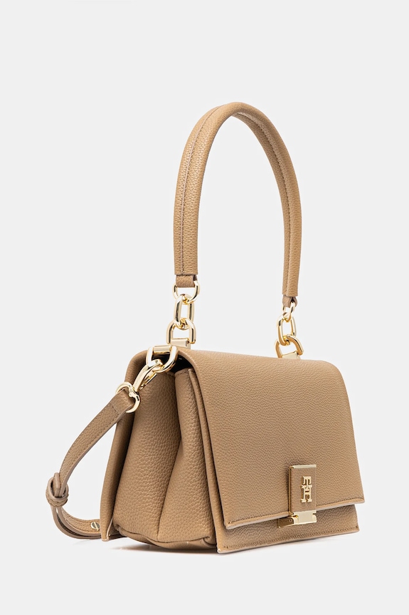 Tommy Hilfiger crossbody kabelka dámska z imitácie kože AW0AW17216 béžová SS26