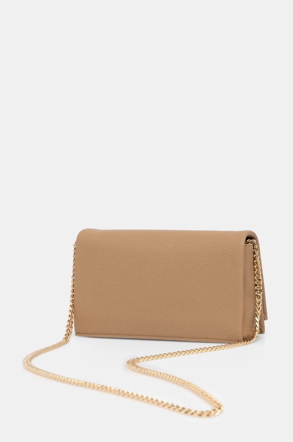 Akcesoria Tommy Hilfiger torebka crossbody damska z imitacji skóry AW0AW17403 beżowy