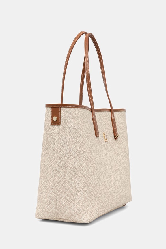 Tommy Hilfiger kabelka typu shopper dámska AW0AW17416 béžová SS26