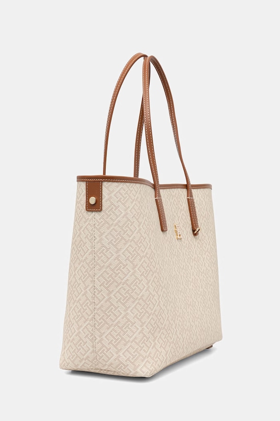 Tommy Hilfiger kabelka typu shopper dámska AW0AW17416 béžová SS26