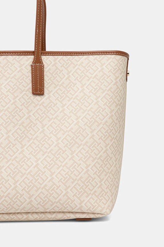 Doplnky Tommy Hilfiger kabelka typu shopper dámska AW0AW17416 béžová