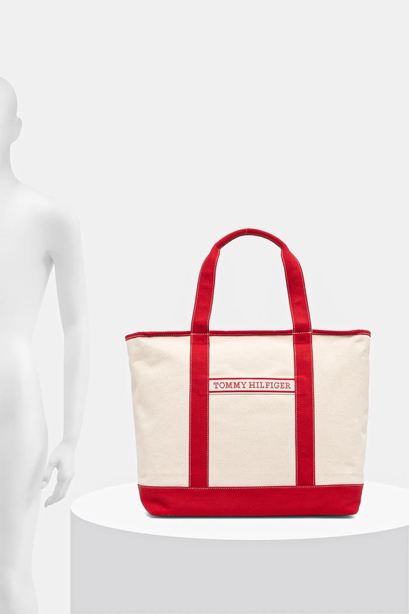 Tommy Hilfiger torebka bawełniana AW0AW17421