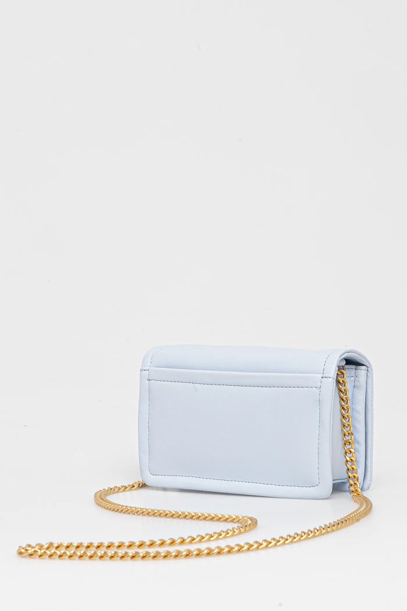 Аксессуары Кожаная сумочка Dkny R44GKB74 голубой