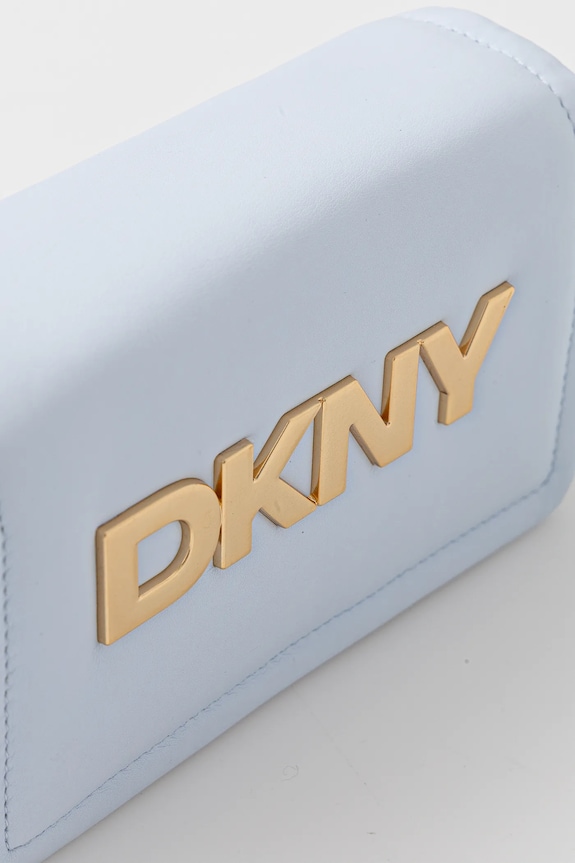 Кожаная сумочка Dkny голубой R44GKB74