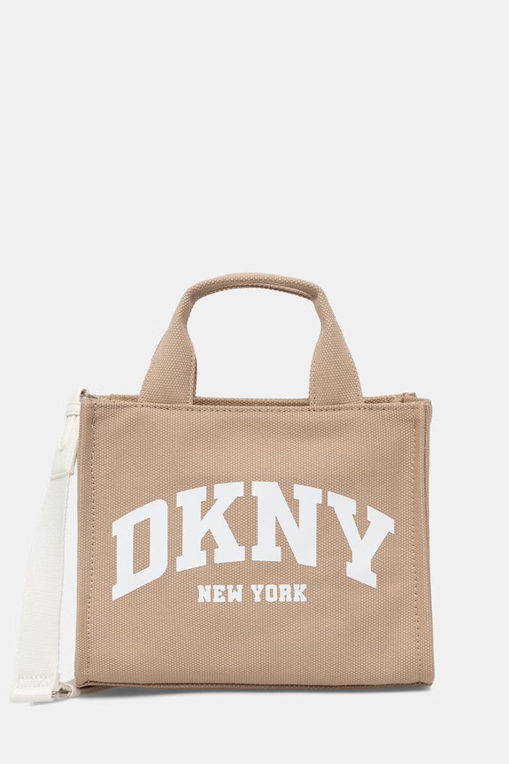 DKNY torebka damska bawełniana beżowy R41AOC80