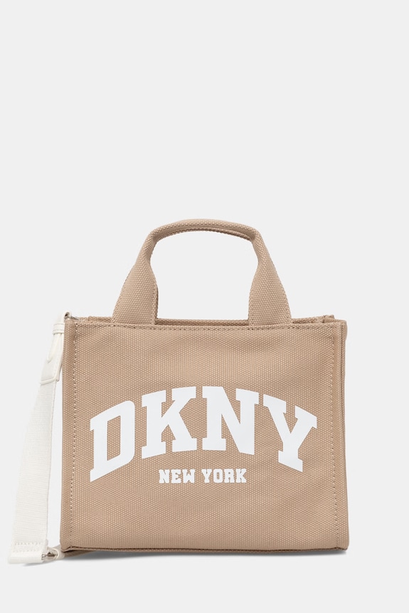 DKNY torebka damska bawełniana beżowy R41AOC80