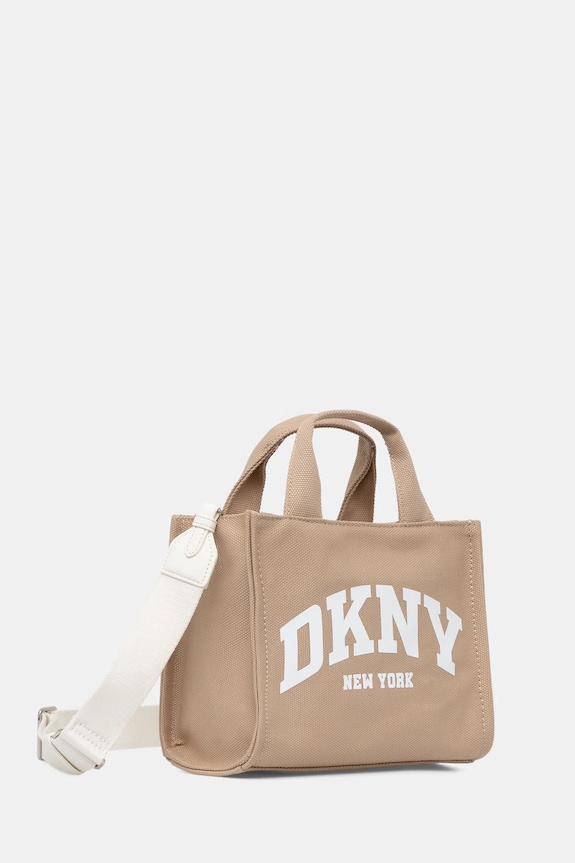 DKNY torebka damska bawełniana R41AOC80 beżowy SS26