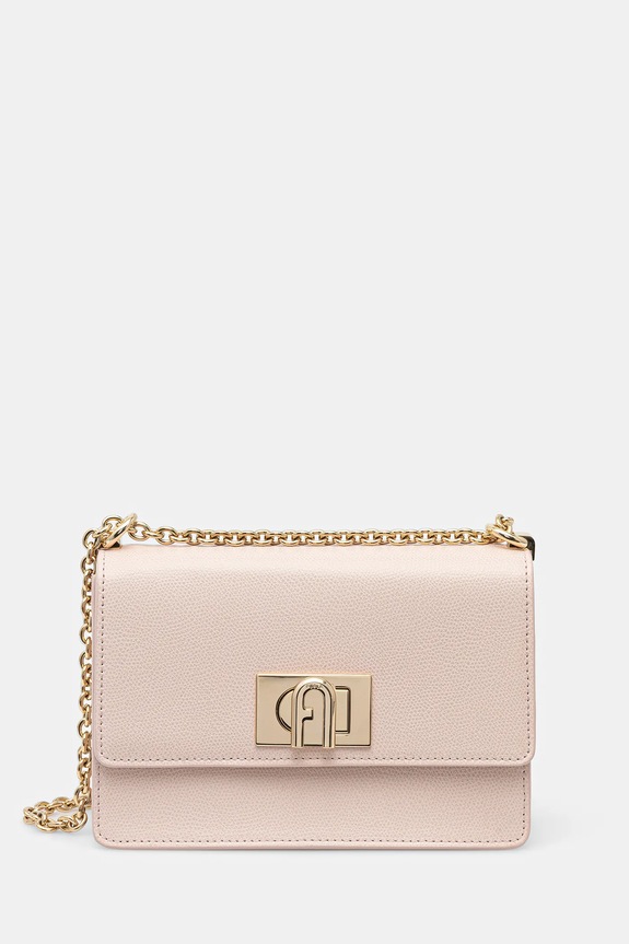 Furla torebka skórzana skóra licowa różowy BAFKACO.ARE000.0496S