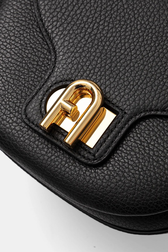 Kožená kabelka Furla čierna WB01491.BX3916.N9800
