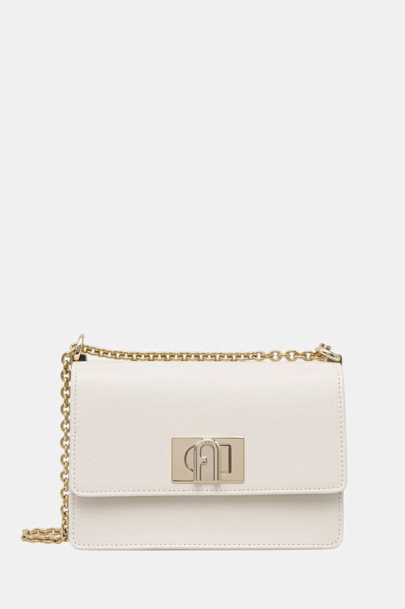 Furla geantă crossbody pentru femei, din piele 1927 Mini Crossbody 20 bej BAFKACO.ARE000.PNN00