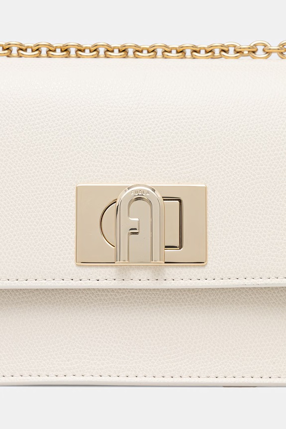 Furla geantă crossbody pentru femei, din piele 1927 Mini Crossbody 20 bej BAFKACO.ARE000.PNN00