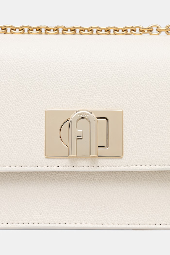 Furla geantă crossbody pentru femei, din piele 1927 Mini Crossbody 20 bej BAFKACO.ARE000.PNN00
