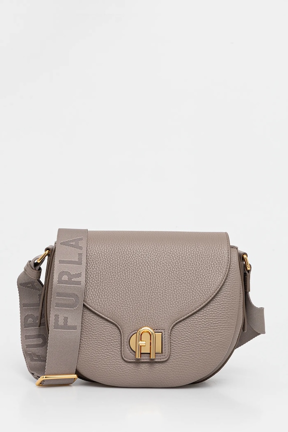 Kožená kabelka Furla usňová koža hnedá WB01605.BX0356.3763S
