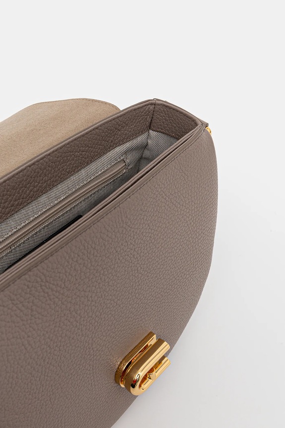 Kožená kabelka Furla hnedá WB01605.BX0356.3763S