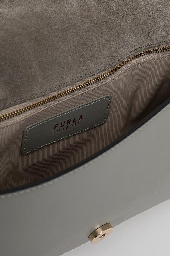 Δερμάτινη τσάντα Furla WB01654.BX3750.3771S γκρί
