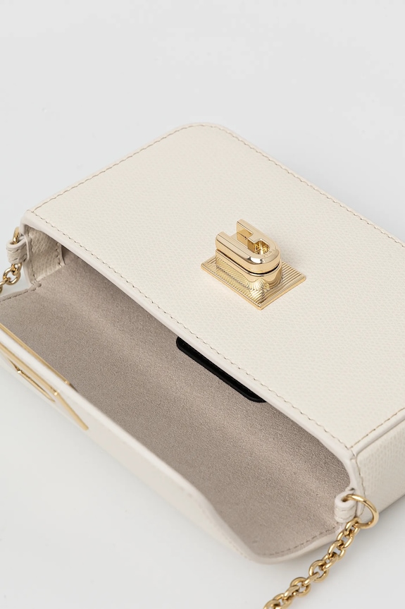 Furla poșetă de piele WE00265.ARE000.PNN00 bej