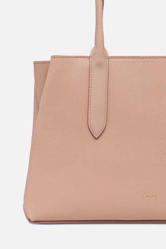 Akcesoria Furla torebka skórzana WB01606.BX3169.3766S pomarańczowy
